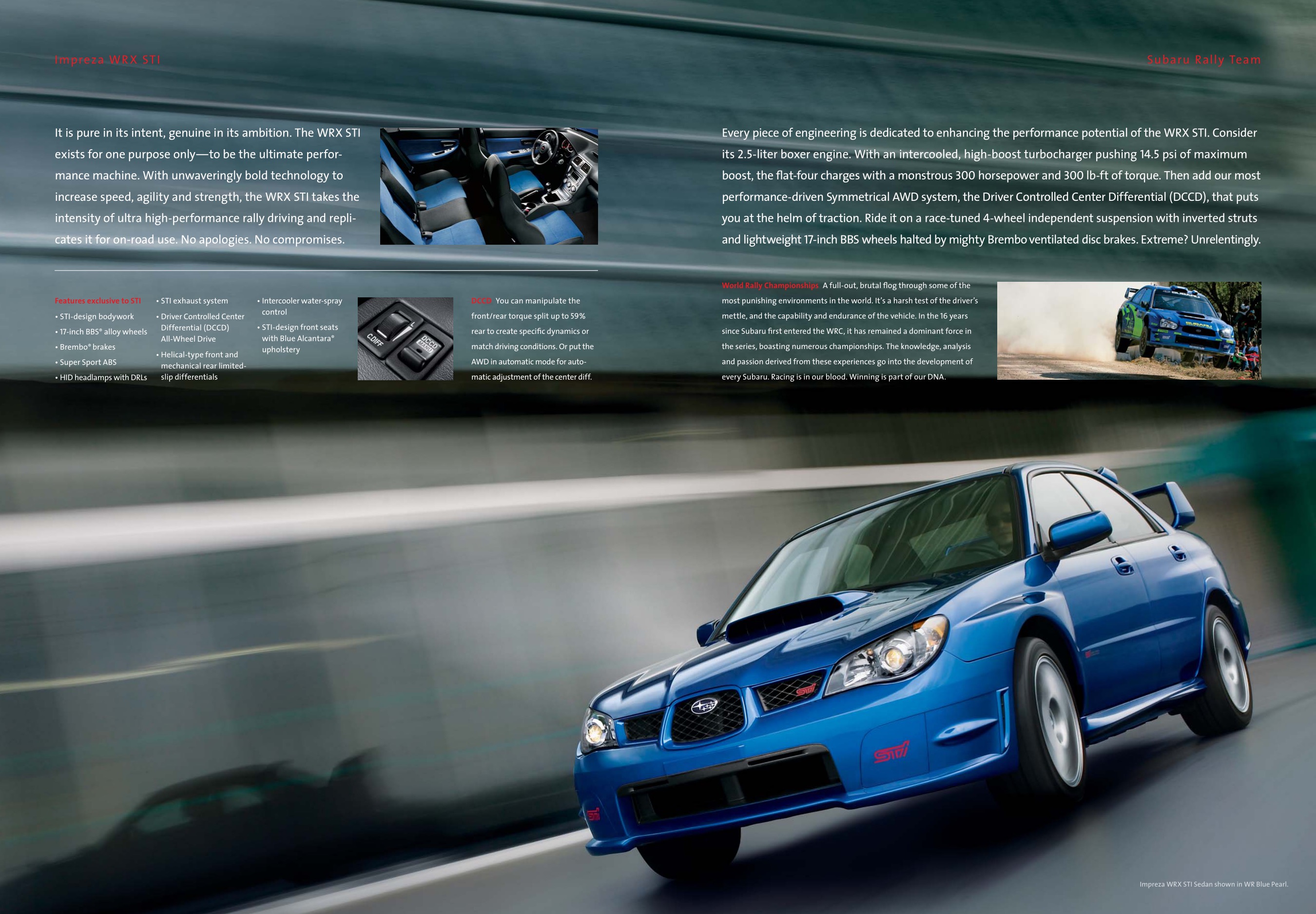 2006 Subaru Impreza WRX Brochure Page 4
